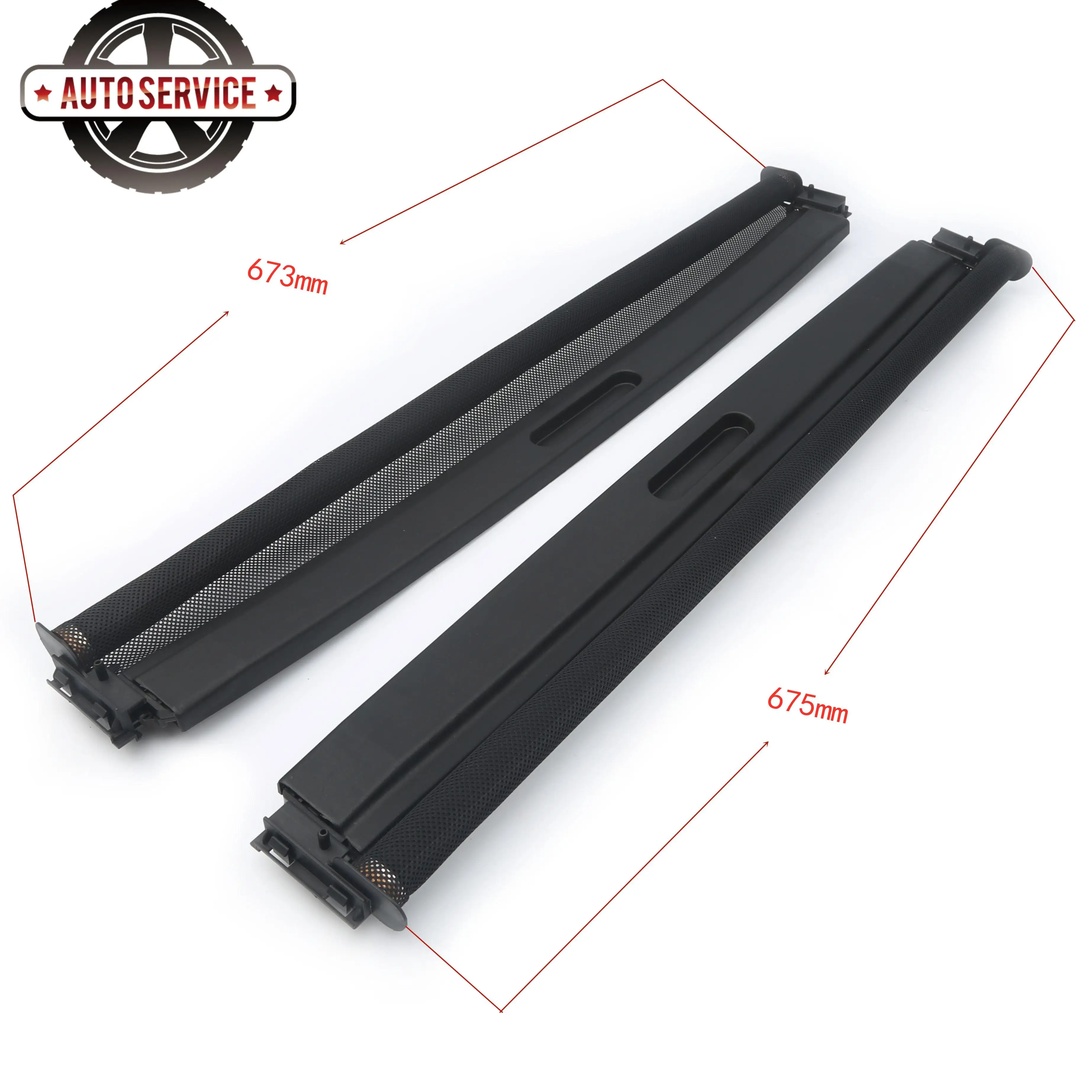 Black Car Skylight Curtains Front & Rear Sunroof Sunshade Curtain For BMW MINI R55 R60 R56 1.6T COOPER S 54102755848 54102755849