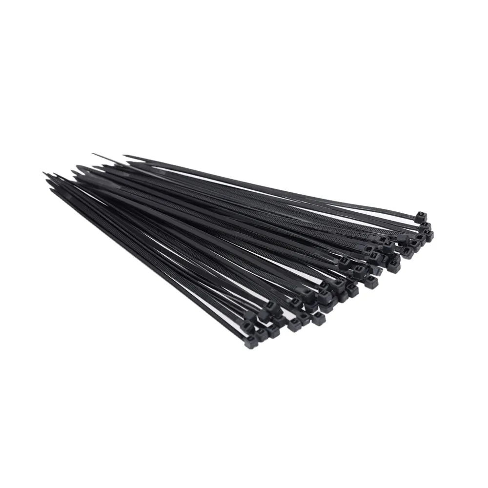 

100pcs Cable Tie 4*150mm 4*200mm 4*250mm 4*300mm Black Zip Ties Self Locking Cable Zip Nylon 150mm 200mm Cable Tie