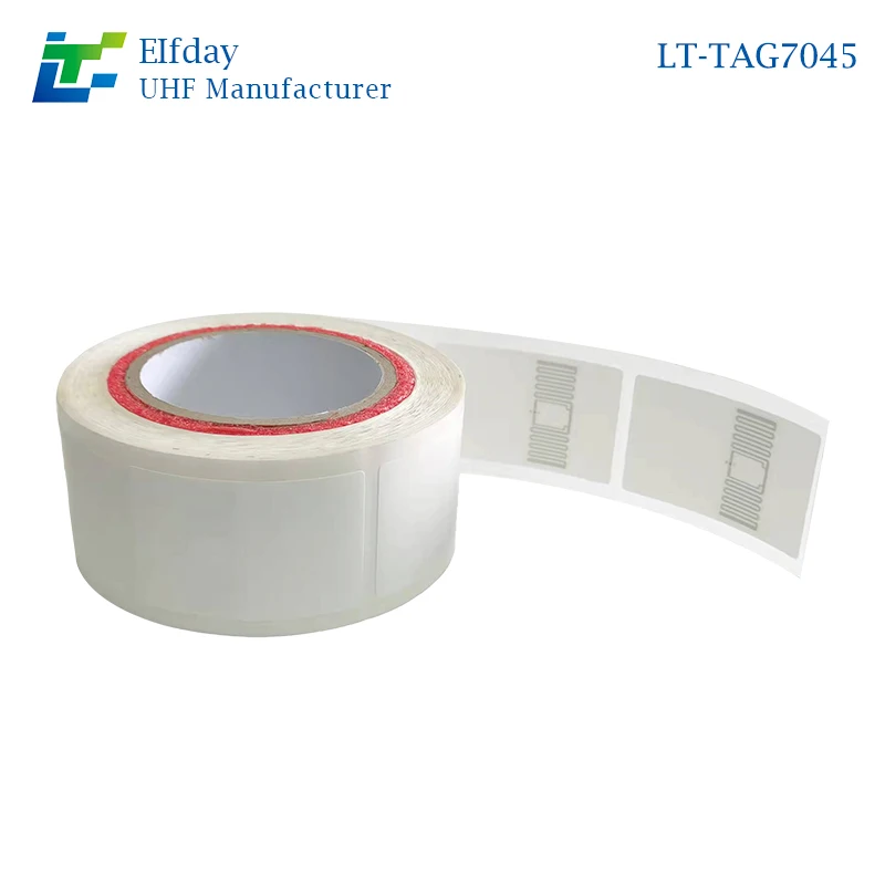 RFID label 100PCS RFID Electronic Tag UHF Unmanned Supermarket Self-Adhesive Label Coated Paper Pet Plus Light Film Sticker