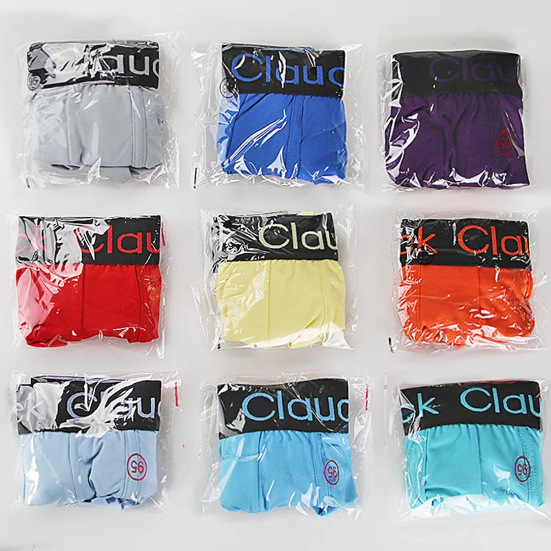 Jack Claude homme sous-vêtements Boxers homme culotte pochette gaine pure sous-vêtements hommes caleçon serré caleçon