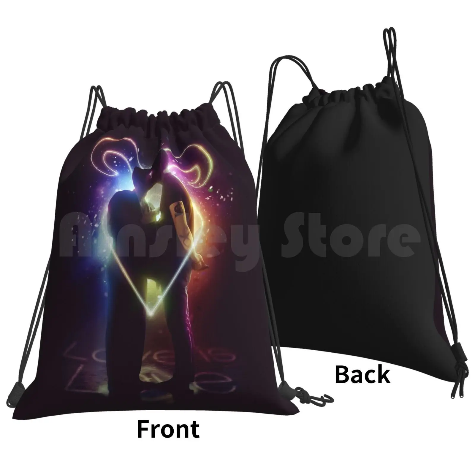 Proud To Love Backpack Drawstring Bag Riding Climbing Gym Bag Malec Shadowhunters Sophie G