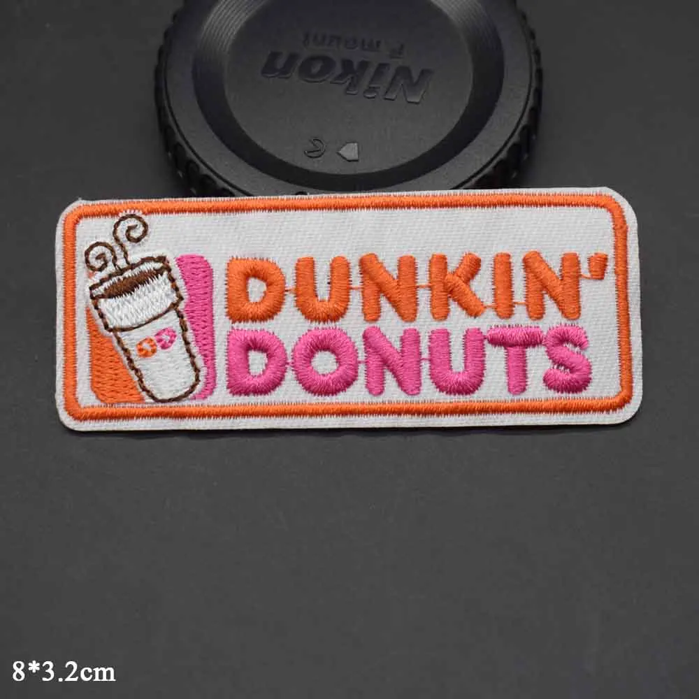 Lovely Pie Iron On Embroidered Clothes Donuts Patches For Girl Woman Clothing Stickers Garment Wholesale