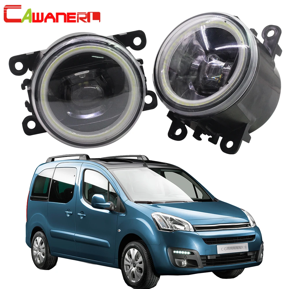 

Cawanerl For Citroen Berlingo B9 2012-2015 Car 4000LM LED Bulb Fog Light Angel Eye DRL Daytime Running Light H11 12V Accessories