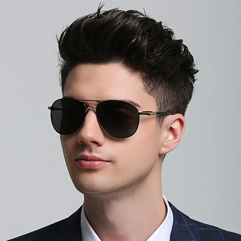 Men's Polarized Sunglasses Women Driving Pilot Vintage Sun Glasses Brand Designer Male Black Sunglasses For Man Women UV400