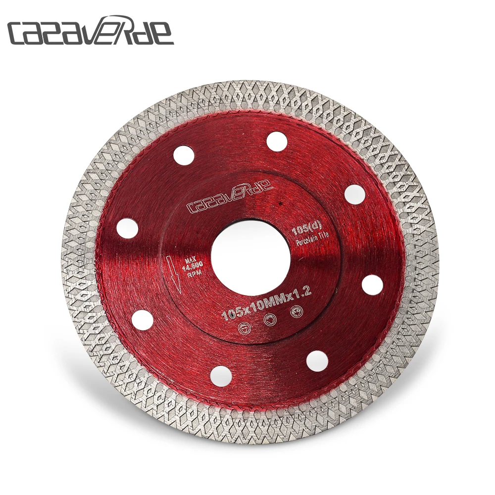 Free shipping DC-SXSB01 105mm diamond saw blade 4 inch for cutting porcelain and ceramic tile cutting blade