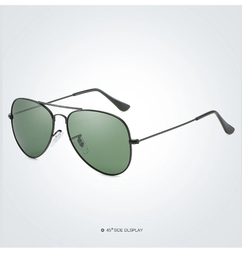 Klassische Pilot Männer Sonnenbrille Polarisierte Vintage Metall Ray Sonnenbrille Frauen Spiegel Farben Fahren Männlich Shades UV400 – Detail 12