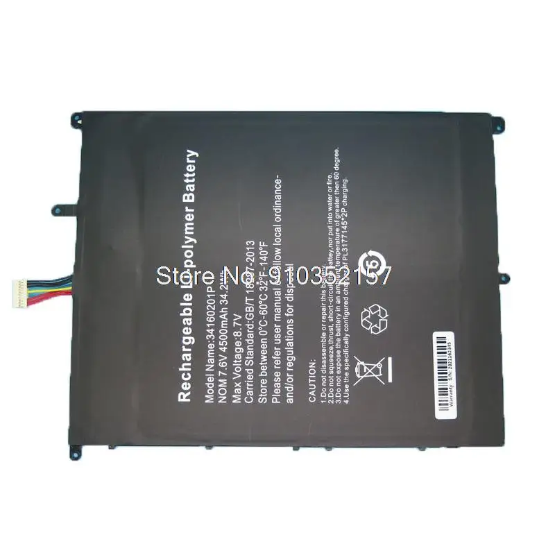 Laptop Battery For Teclast F7 Plus 30154200P 34160201P 7.6V 4500mAh 34.2Wh 10PIN 7Lines