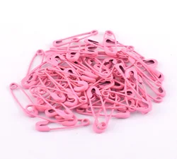 100pcs Pink Mini Safety pins Metal Safety pins Small Pins Marker Tag Apparel Accessories Safe Craft Knitting Cross Stitch Holder