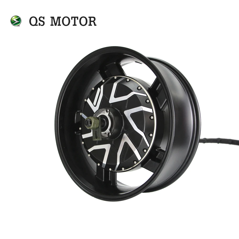 QS Motor 12000W 17X6.0inch 12KW 70H V4 Electric Motorcycle Hub Motor