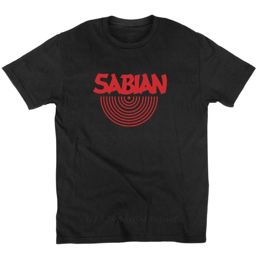 Mens t shirts fashion 2024 Sabian Printed T shirt cotton short sleeve O neck t-shirts summer Hip Hop tshirt euro size