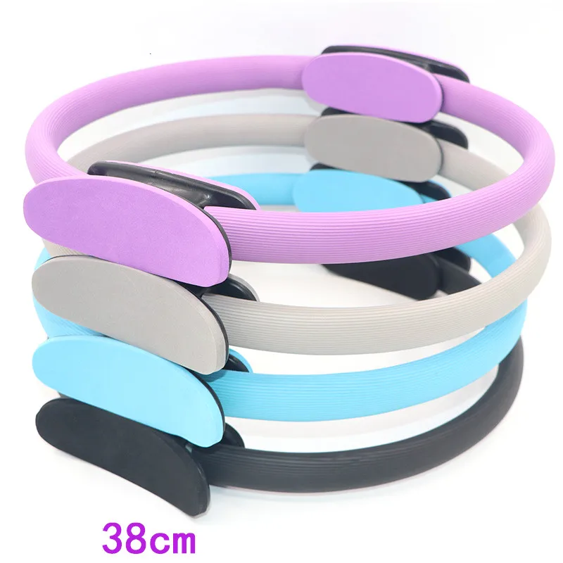 

NEW 38cm Yoga Circle Equipment Multifunction Ring Pilates Workout Fitness Training Resistance Support Tool Calf Home