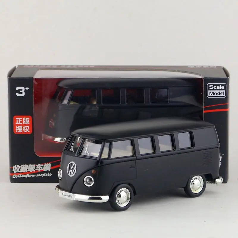 1:36 Scale RMZ City Toy Diecast Model Volkswagen T1 Transport Bus Pull Back Car Educational Collection Gift With Original Box