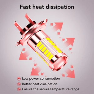 Bir arabanın farları, Fiat 500 için ampuller, Panda, Stilo, Punto, Doblo, Grande, BravoDucato, H7, 6000K, 2 adet Avrupa'nın en çok satan 12, far stili, no. 5