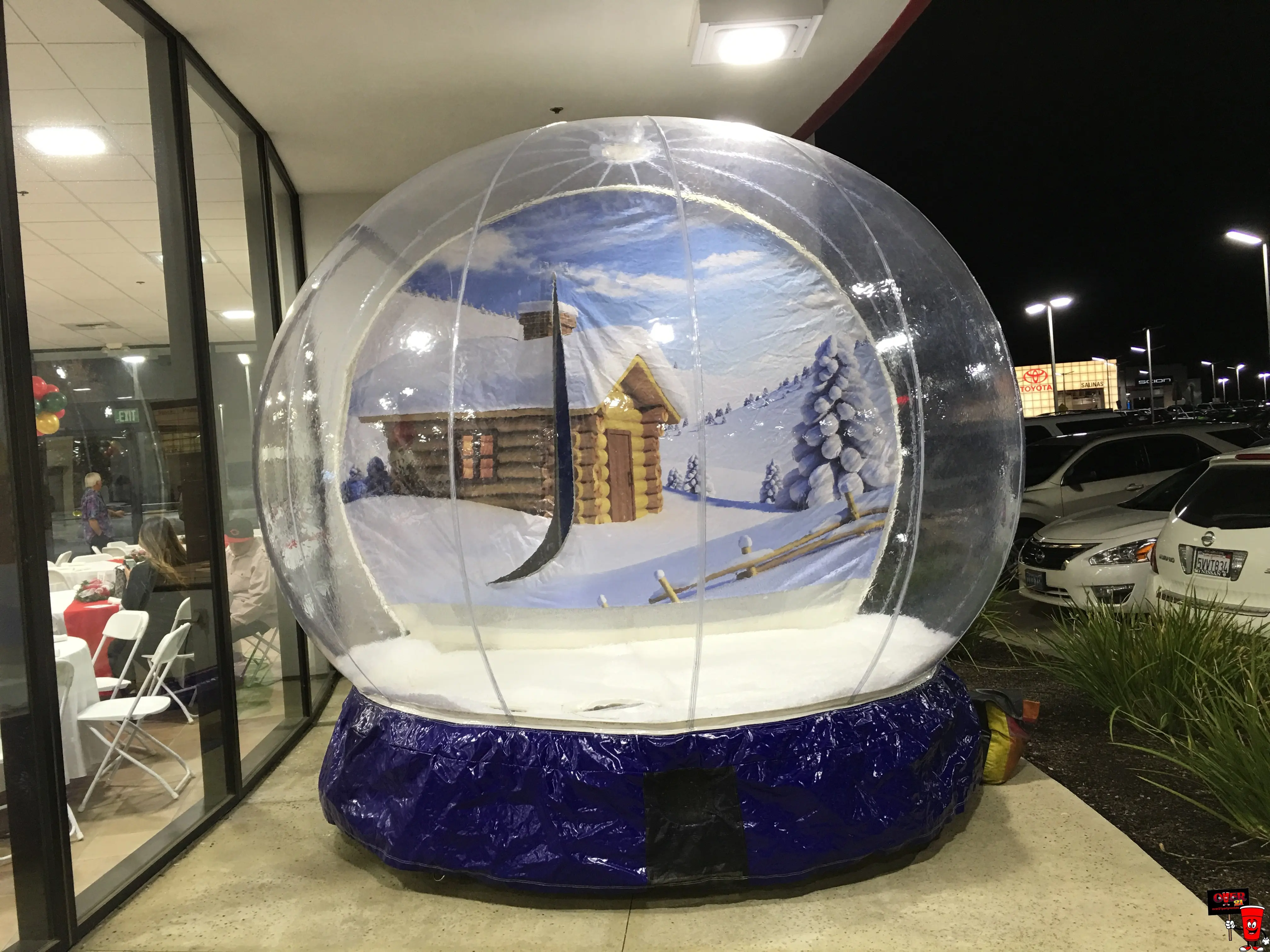 

Christmas Snow Globe For Decoration Human Size Snow Globe Photo Booth Christmas Yard Snow Globe Customized Inflatable Globe