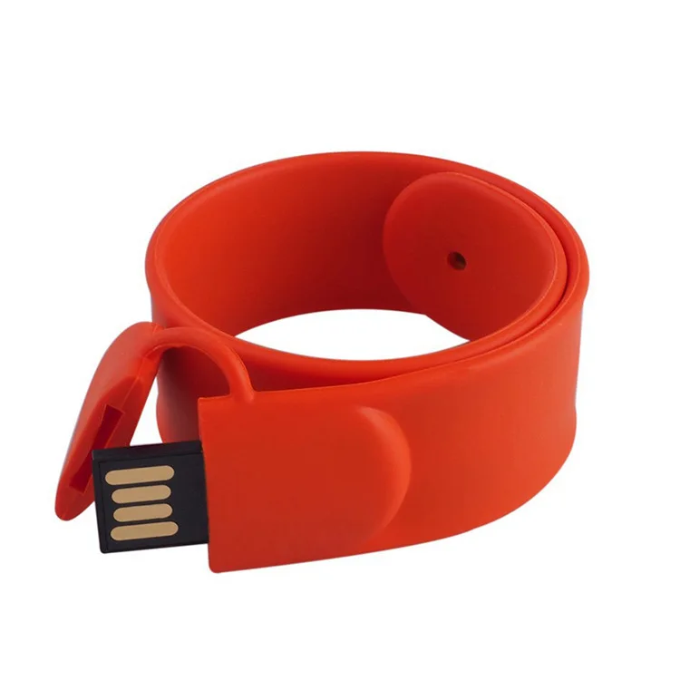 Pulsera de silicona con memoria USB, accesorio de lectura y escritura rápida, 16g, 32g, venta al por mayor