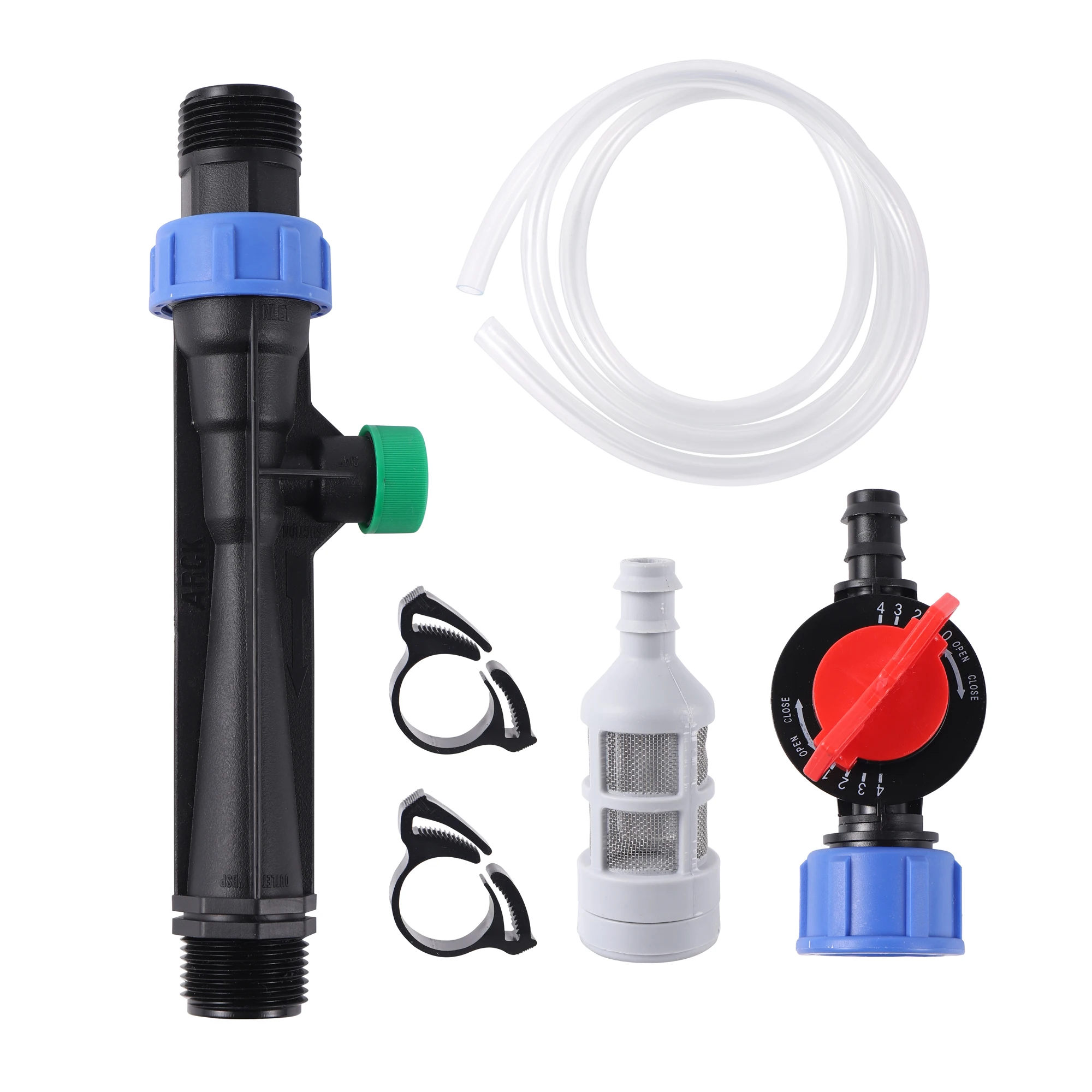 

Large Suction 1"/1.5"/2" Male Thread Venturi Fertilization Kit Automatic Fertilizer Injector Drip Sprinkler Irrigation Fittings