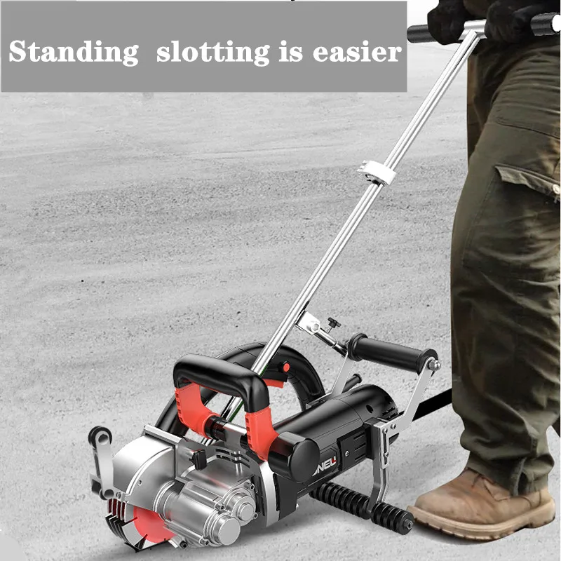 220V 4.5KW Electric Wall Chaser Groove Cutting Machine Wall slotting machine Steel Concrete cutting machine