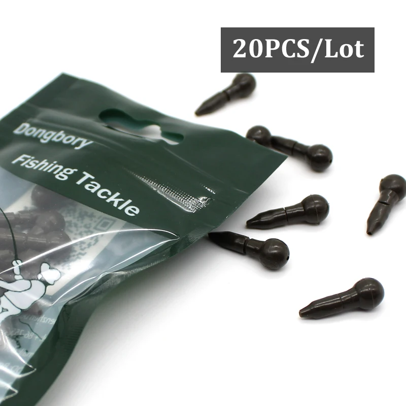 20PCS Carp Fishing Advanced Adjuster Stoppers Fishing Running Lead Link Stops In Line Carp Rigs Method Feeder Tackle Accessories view 6