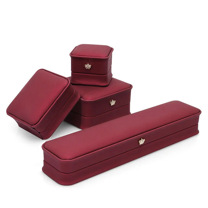 Women Jewelry Gift Box Necklace Storage Box Ring Show Stand Long Chain Organizer Jewelry Packing Bags  Jewelry Display Set Box