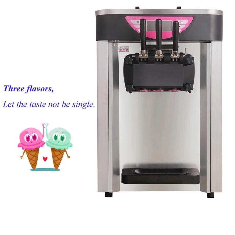 

Commercial soft serve Ice cream machine electric 18L/H R410 flavors sweet cone ice cream maker 110V/220V 1200W