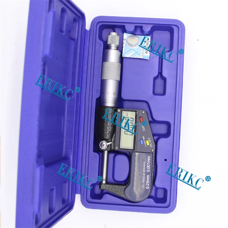 ERIKC Common Rail Diesel Fuel Injector Tools E1024006 Shims Testing Micrometer for Diesel Injector Adjusting Gasket