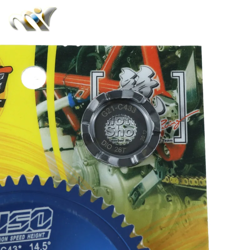 taiwan JISO Racing Scooter Variator CNC aluminum Fan Variator for GY6 50 80 139QMB/QMA ZX Dio 50 AF18 AF28 AF34 Scooter Moped