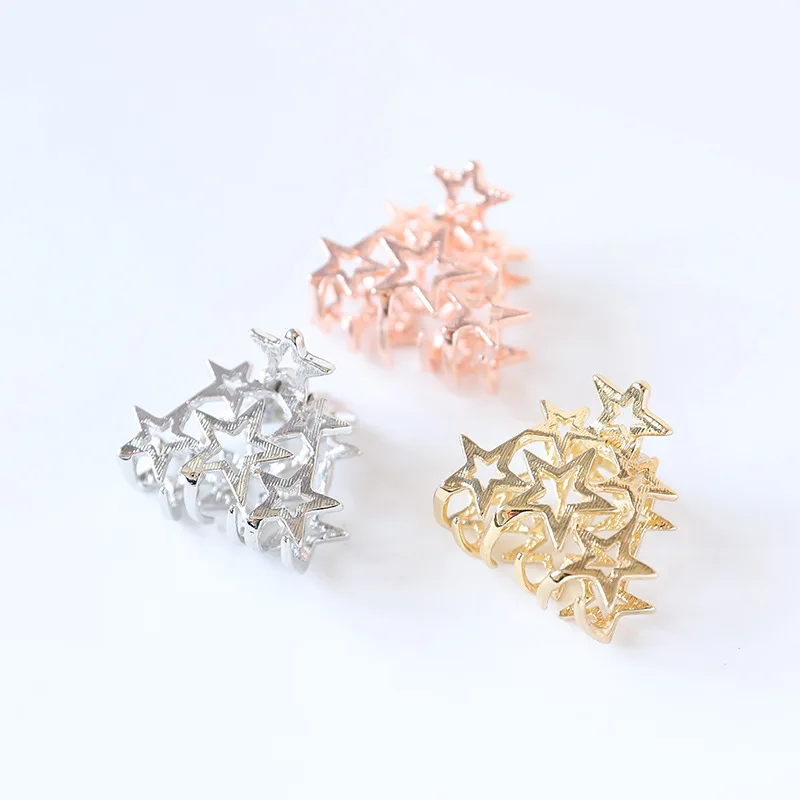 1PCS NEW Women Geometric Pentagram Hair Accessories Metal Modern Stylish Hair Claw Hair Clips Barrette Girls Ladies  PJ-1126