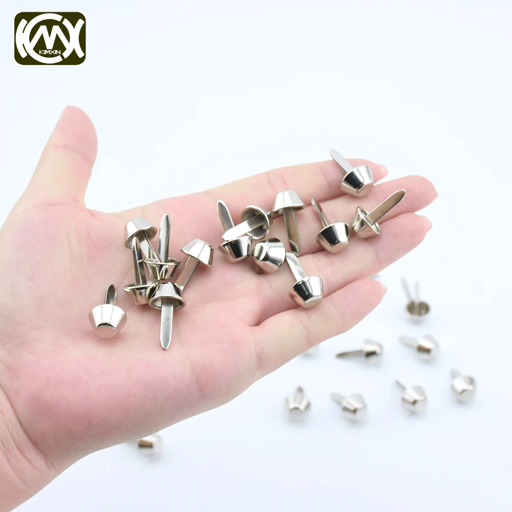 

500Pcs KIMXIN Sales Iron Barrel Legs Nail Packaging Makeup Box Cardboard Box Bags Woodbox Round Foot Home Hardware Accessories