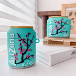 パターン化されたブランドの保護ケース,3D arizona teaドリンク用のソフトシリコン充電ケース