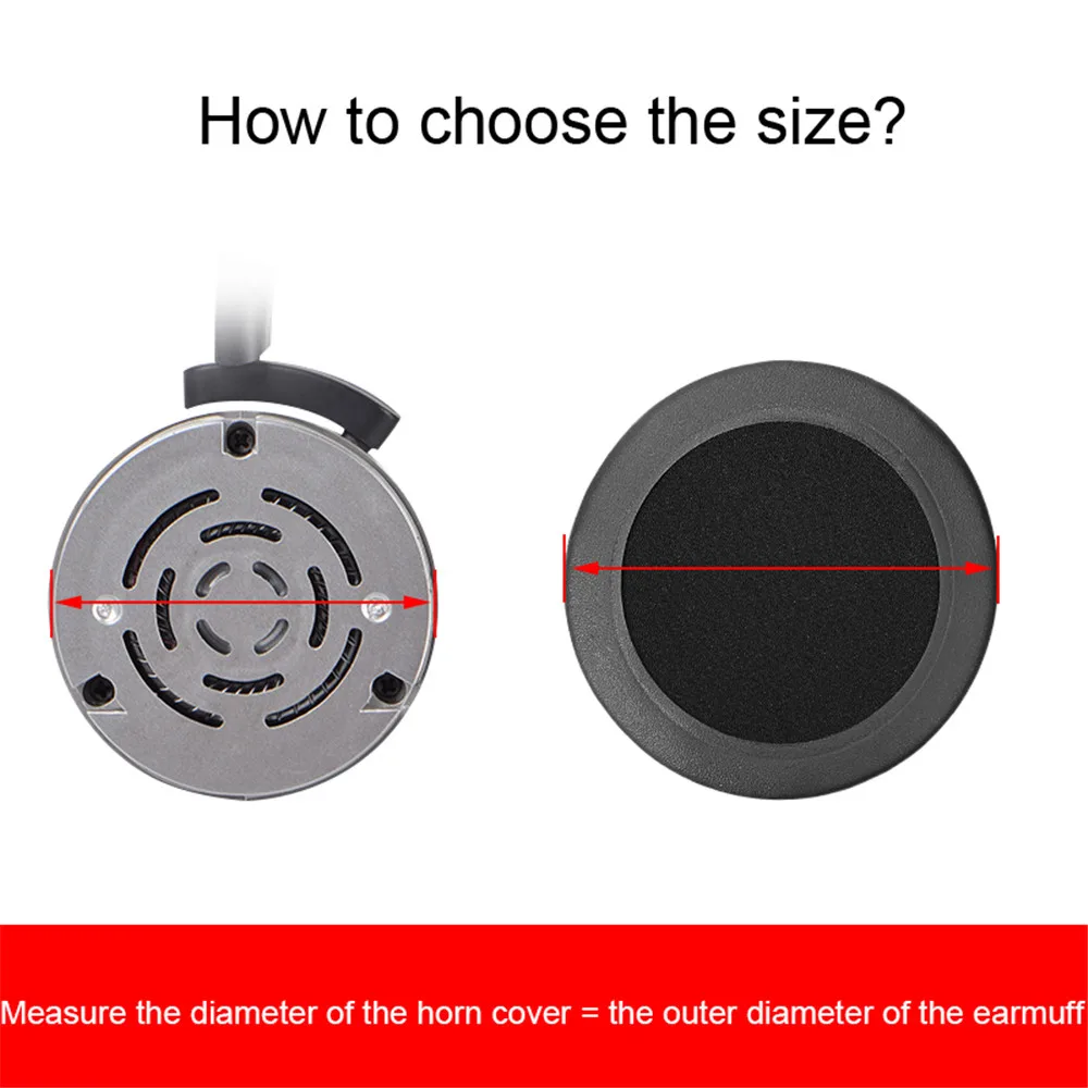 Memory Foam Ear Pads For 70mm 75mm 80mm 85mm 90mm 95mm 100mm 105 110mm Universal Round Leather Earmuffs Earcups Sponge Ear Cover