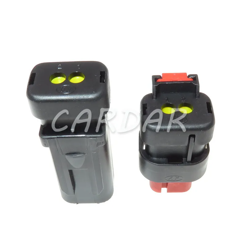 1 conjunto de 2 pinos 776427 -1 776428 -1 Conjunto de CA do conector elétrico impermeável da tomada do sensor da árvore de cames do carro para a máquina escavadora dos carros