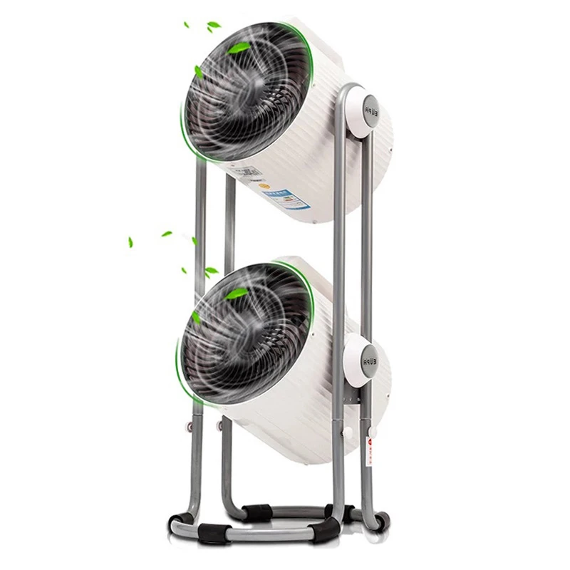 Purificatore d'aria dell'interno 220V 50HZ di DIY del ventilatore elettrico a doppia testa della famiglia del ventilatore di circolazione di convezione dell'aria della turbina TSK-F8105