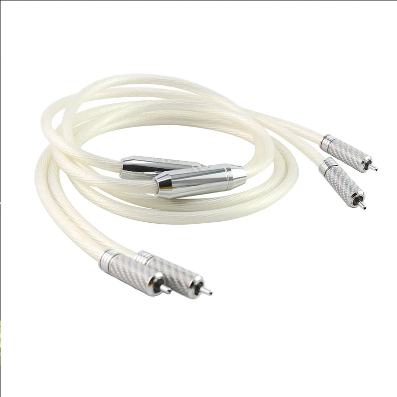 1Pair HIFI Stereo Pair RCA Cable High-performance Hi-Fi Audio 2rca to 2rca Interconnect Cable