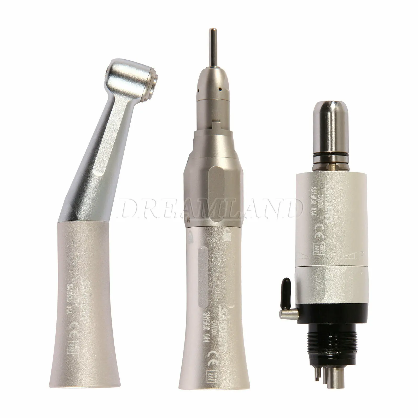 

NSK Style Dental FX205 Low Speed Push Contra Angle Handpiece Kit 4Hole SANDENT