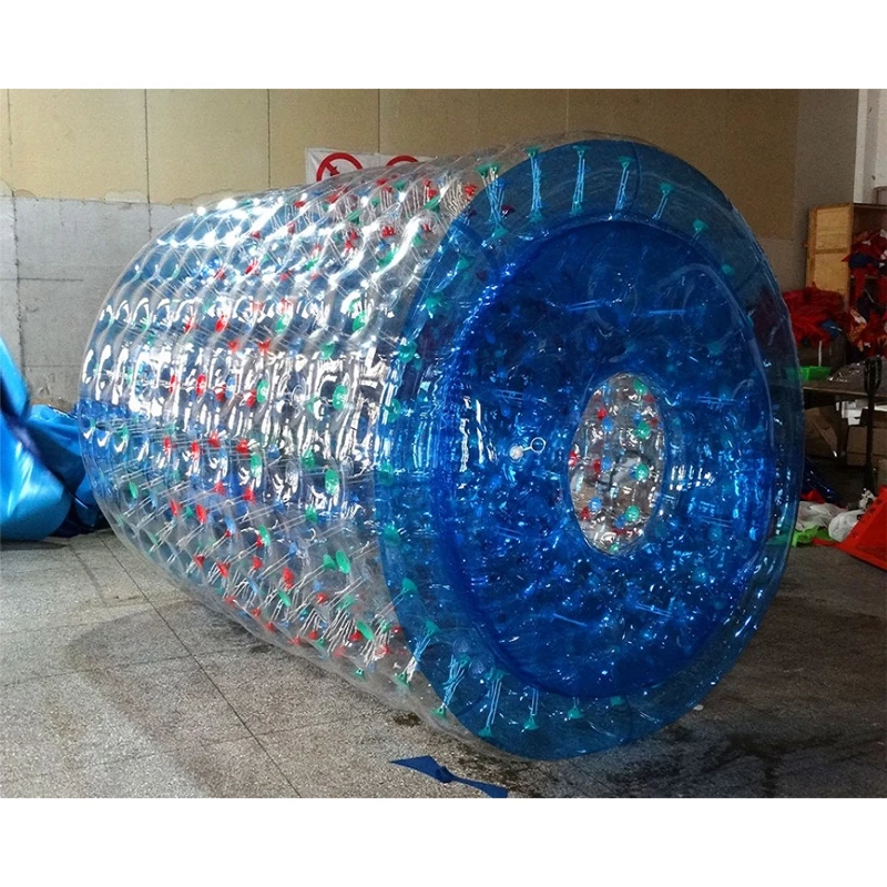 Outdoor Inflatable Water Roller - Large Floating Entertainment Equipment - Fun Sports for Lakes and Rivers