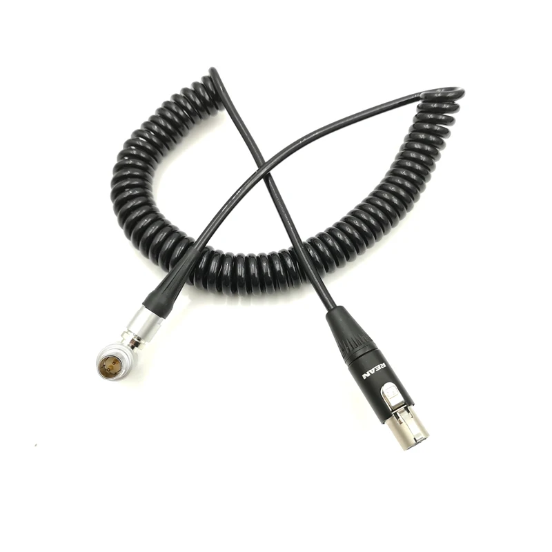 12V 2pin zu 4pin Mini XLR Female Power Kabel für ARRI zu TVlogic VFM-056W Monitor – Detail 1