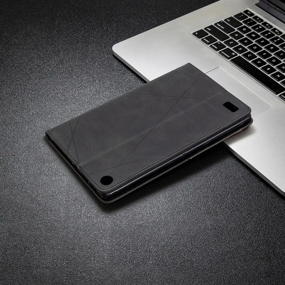 Capa para kindle fire 7, capa de couro flip automática de 7, 2015 e 2017 polegadas, função de despertar e dormir, 2017