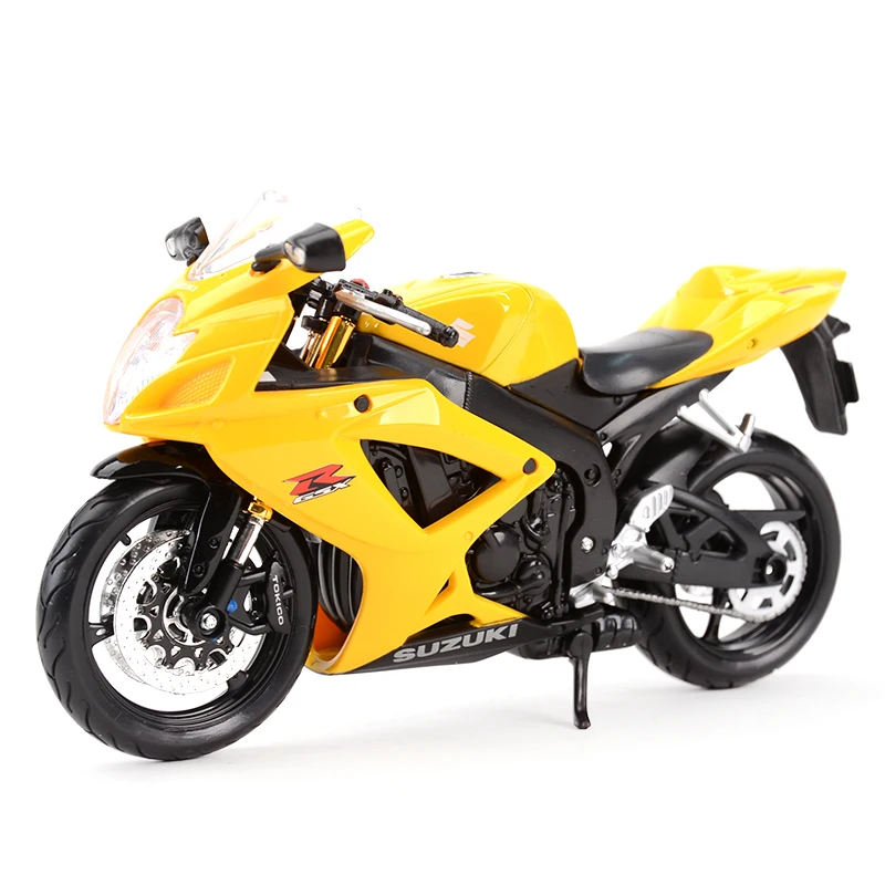 Maisto 1:12 Suzuki GSX-R600 Die Cast Vehicles Collectible Hobbies Motorcycle Model Toys