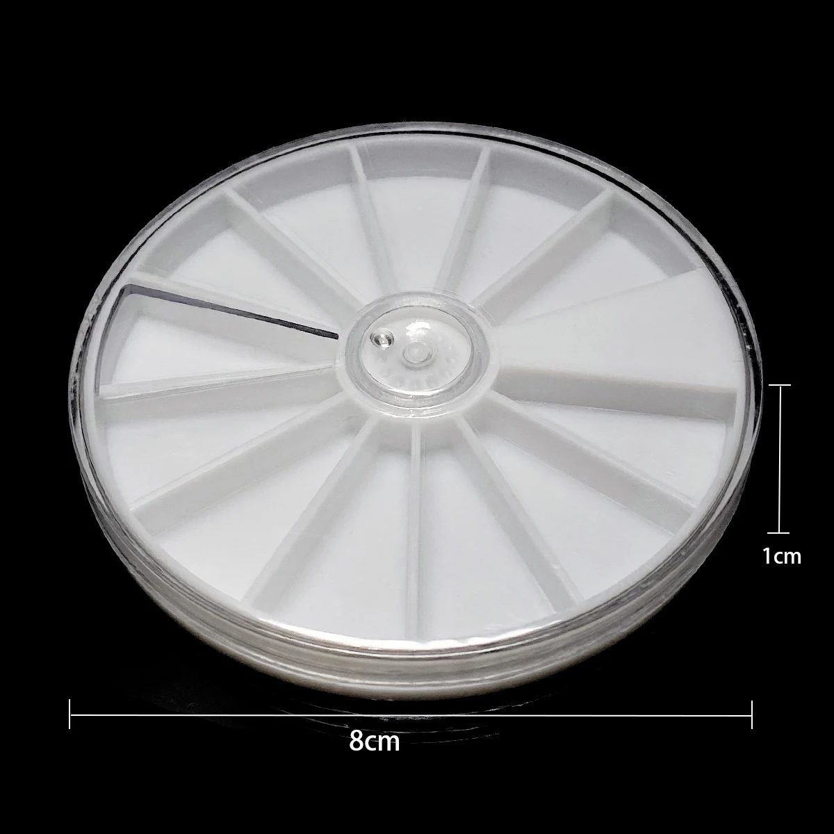 Plastic Jewellery Box with Mirror, Adjustable Storage