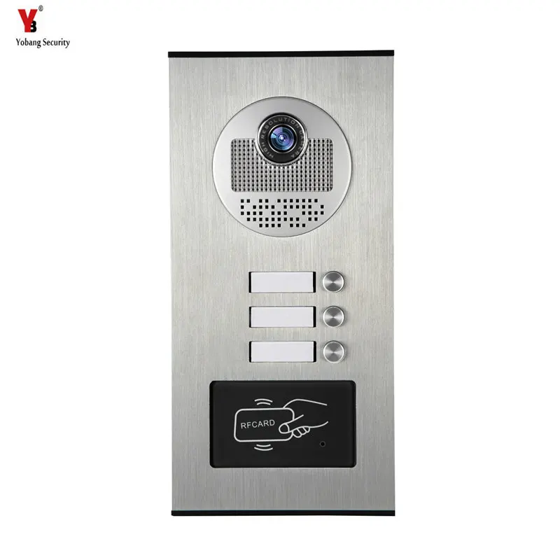 Apartments Home Intercom with Rfid Access Control Lock Call 2/3 Buttons Video Door Phone Tuya 7 Inch Wifi Monitor