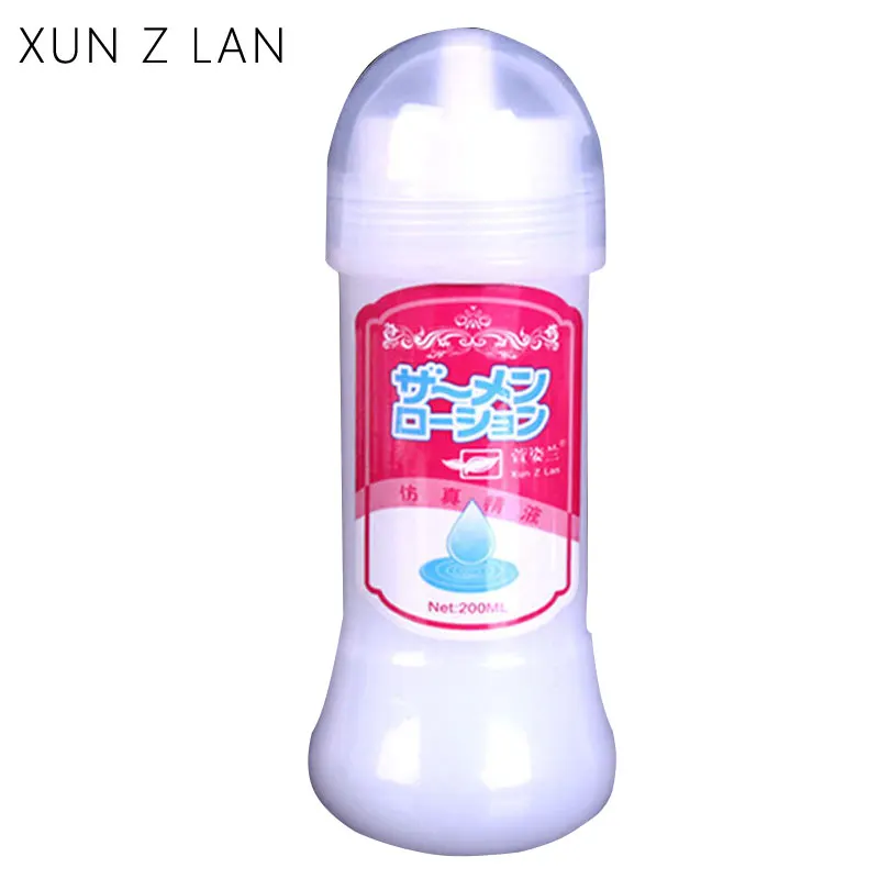 Imitation semen lubricant Lube Products 200ML Vaginal Creamy Lubrication Also for Anal Sex,Water Base Lubricant Sex Oil