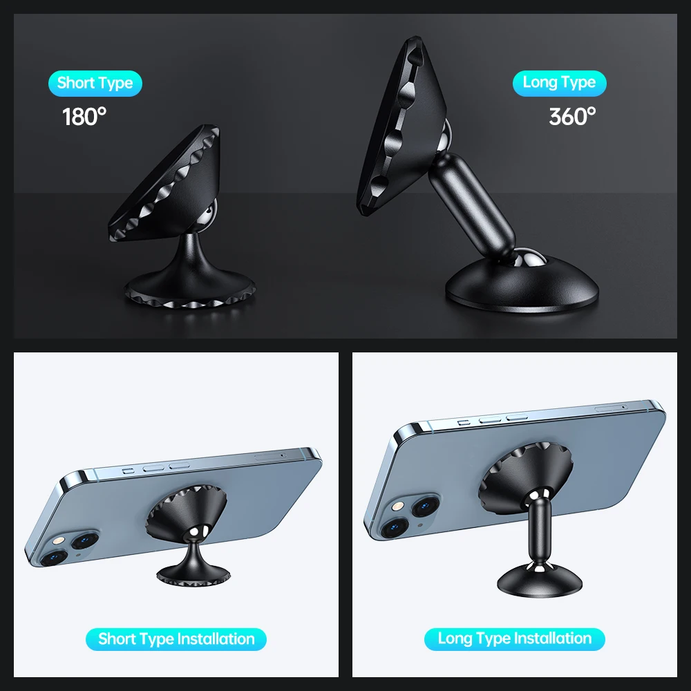 AUFU Magnetic Phone Holder in Car Stand Magnet Cell phone Bracket Car Magnetic Holder for Phone for iPhone 12 Pro Max Samsung