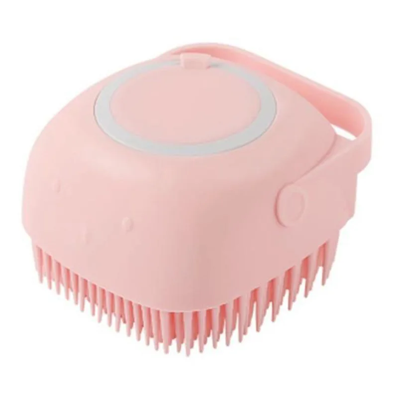 Siliconen Shampoo Badborstel Massage Kam Verzorging Scrubber Borstel Badaccessoires Baby Kids Silicon Body Scrubber