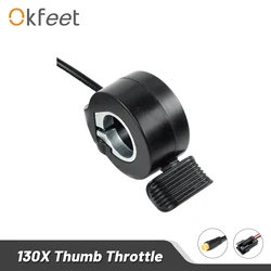 Okfeet Wuxing 스로틀 전기 스쿠터 자전거 130X Ebike 자전거 변환 키트 용 엄지 스로틀 가속기
