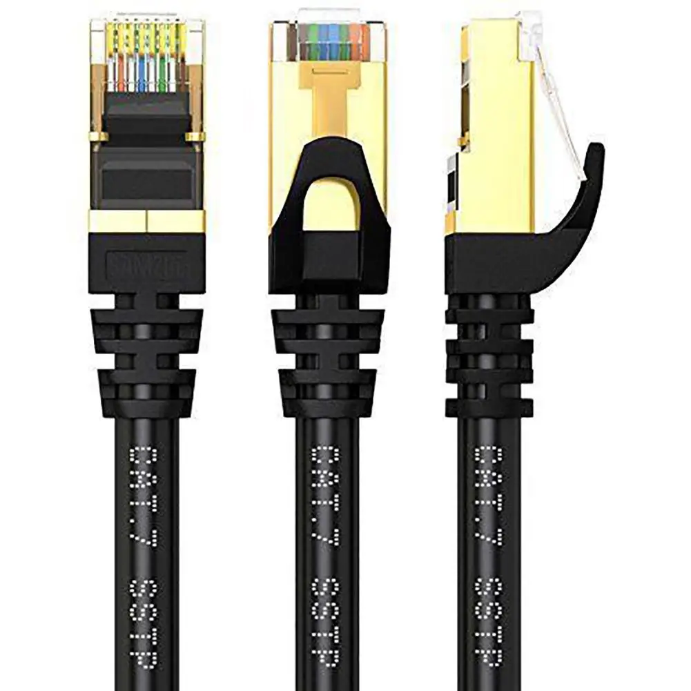 CAT7 Lan Cable RJ45 cat 7 cable rj 45 Ethernet Network Cable Short Patch Cord 30cm 10m 15m 20m for Laptop Router PC Cable