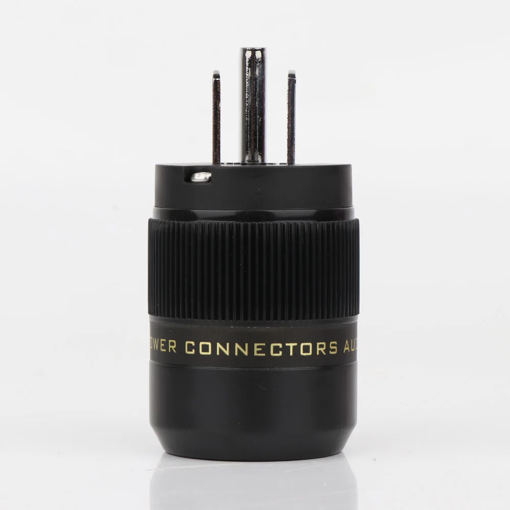 2 stück HIFI P-320/C-320 Kupfer UNS Version Schuko AC Power Stecker Ver IEC Stecker DIY – Detail 3