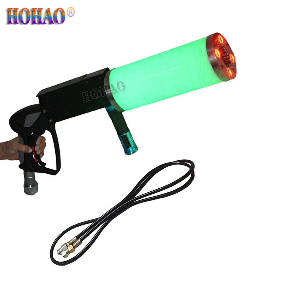 

HOHAO Carbon Dioxide Air Column DJ Gun For Wedding Bar Disco Stage Lighting 1pcs FreeShipping On Sales