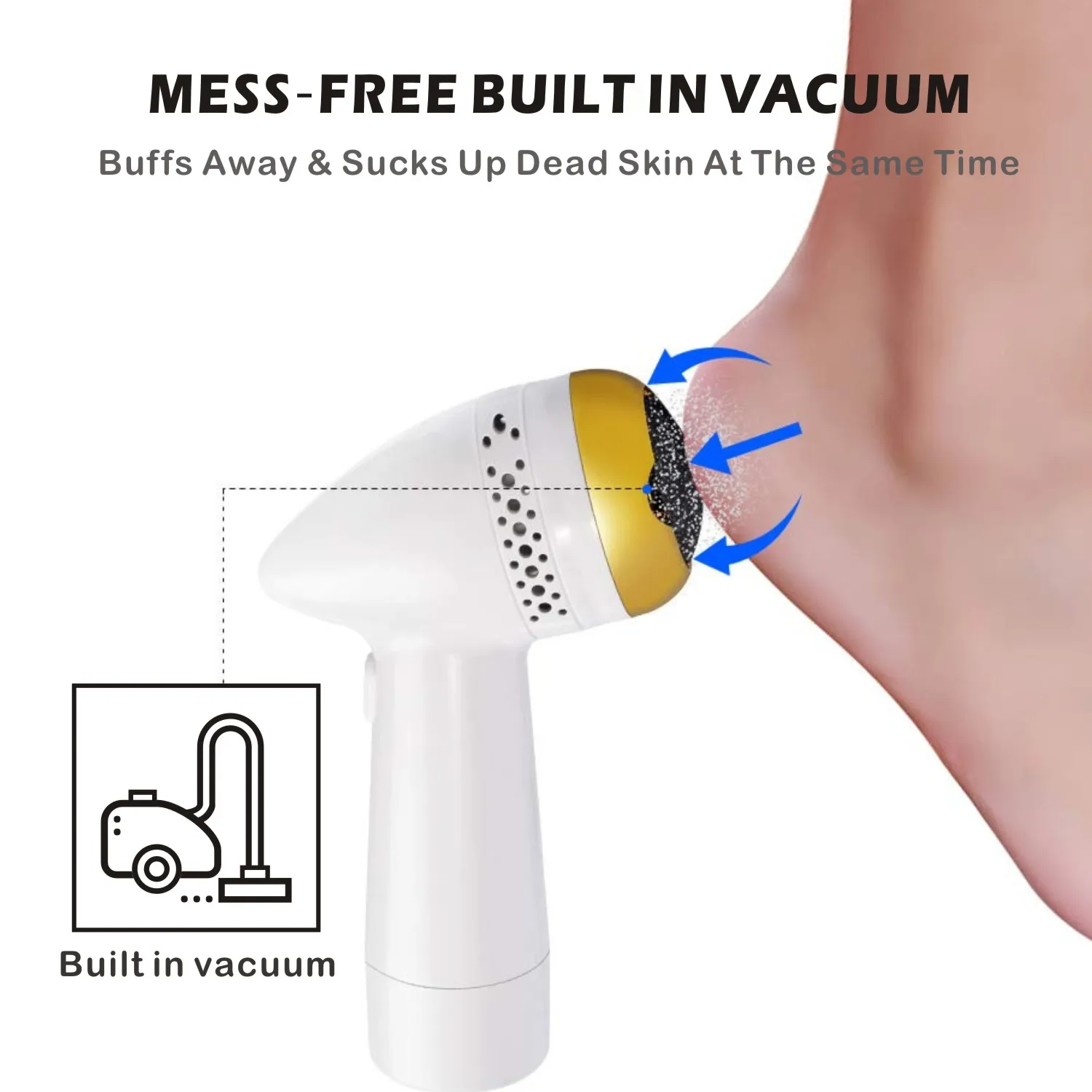 전기 페디큐어 도구 풋 케어 도구 Pedicura 벨벳 부드러운 기계 캘러스 리무버 발 뒤꿈치 피부 마사지 헤드 발 파일