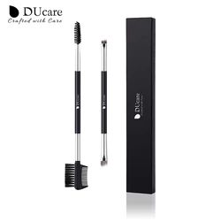 DUcare 2PCS Eyebrow Brush Eyebrow Comb Eyeliner Brush Professional Makeup Brushes For Eye Brow Brush Blending Eye