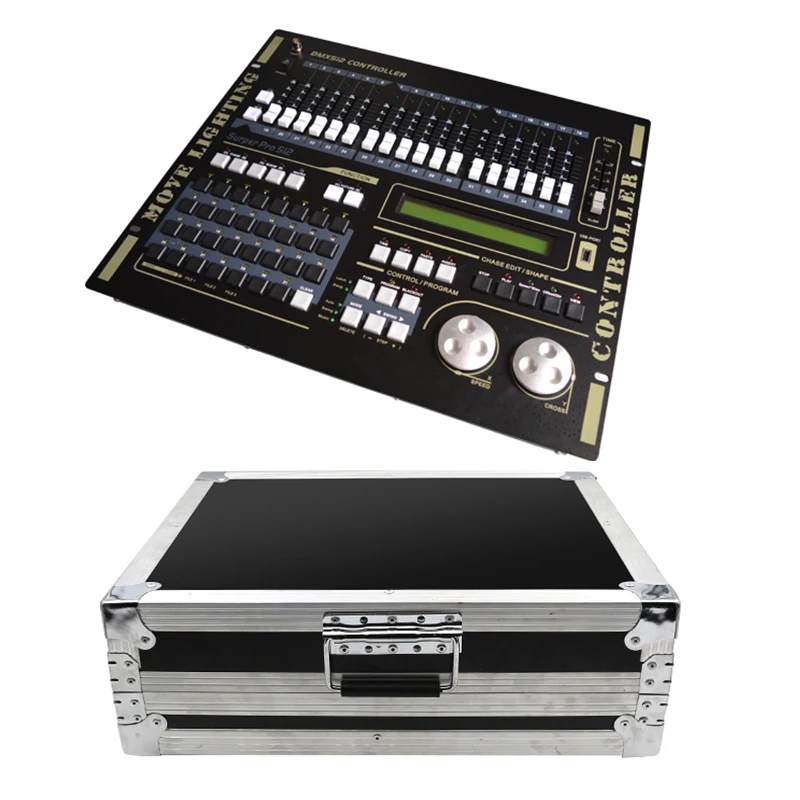 Imagem -02 - Netdo-controlador Dmx 512 Super Pro. Console Principal com Programa Gráfico Embutido Flycase Dmx 512.